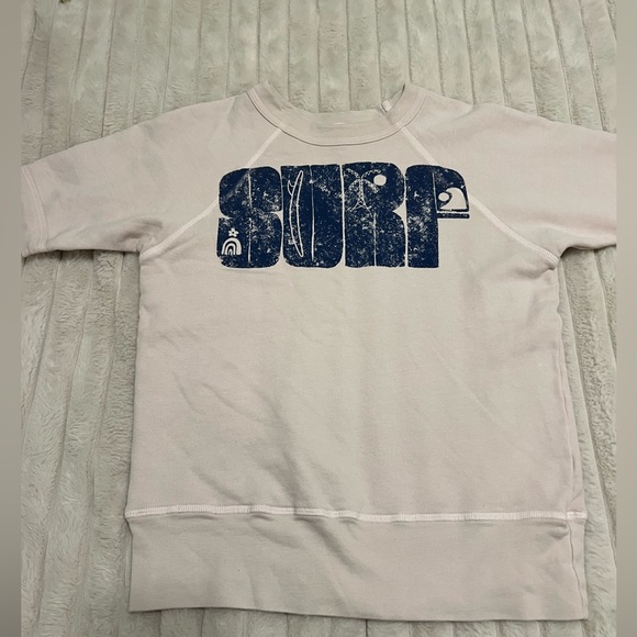 Free People Tops - We the free Short sleeve surf sweatshirt